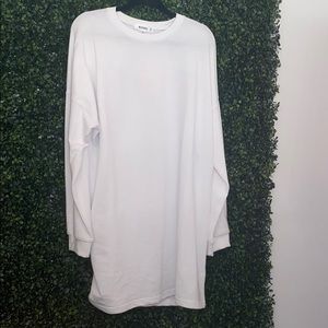 Oversized sweatshirt dress